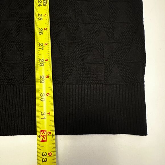 Shaquille O'Neal Mens XLG Quarter Zip Long Sleeve Black Sweater 5XLT $80 NWT - Picture 6 of 8